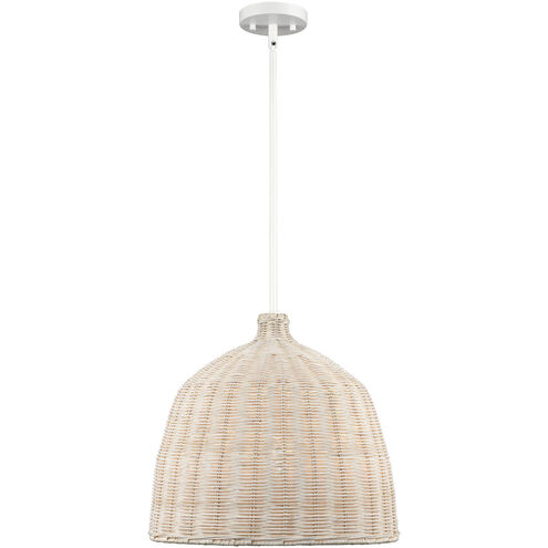 Elise 1 Light 16 inch White Indoor Pendant Ceiling Light